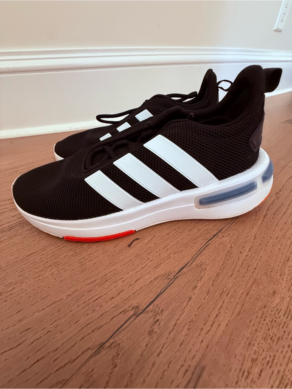 Adidas Navy and White Kids Sneakers